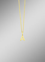 Buchstaben-Anhänger mit Panzerkette 