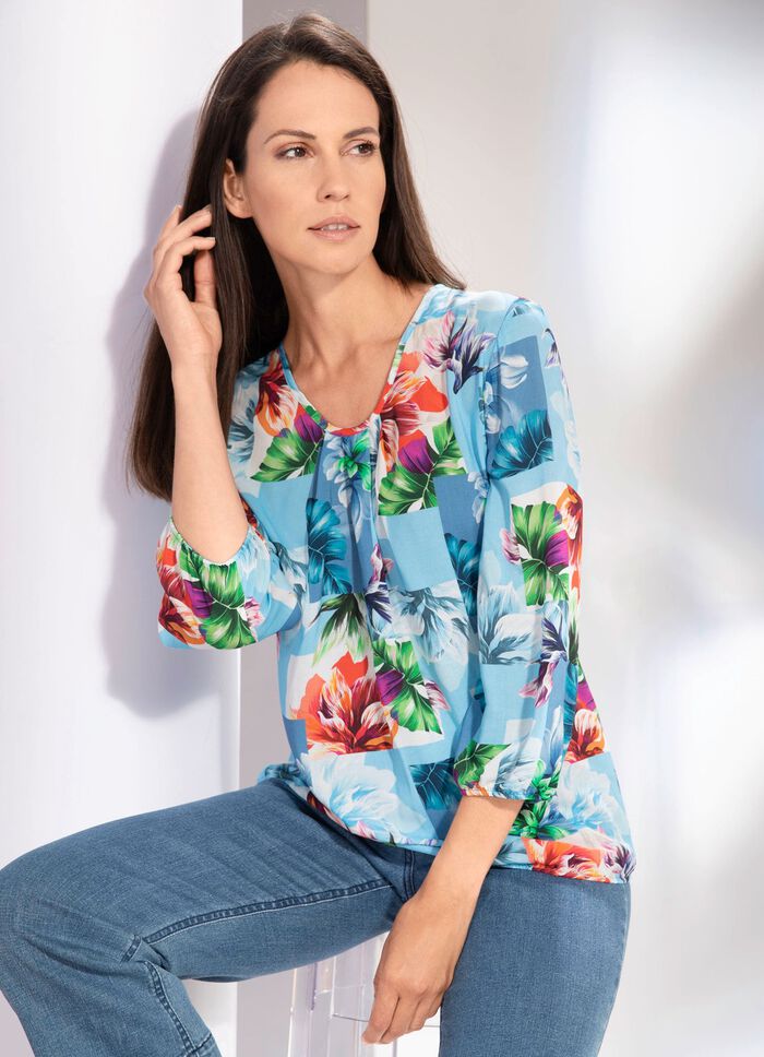 Tunika mit Inkjet-Druck 