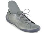 Andrea Conti, klassische Damen-Schn&uuml;rschuhe, mit herausnehmbarem Lederfussbett GRAFIT