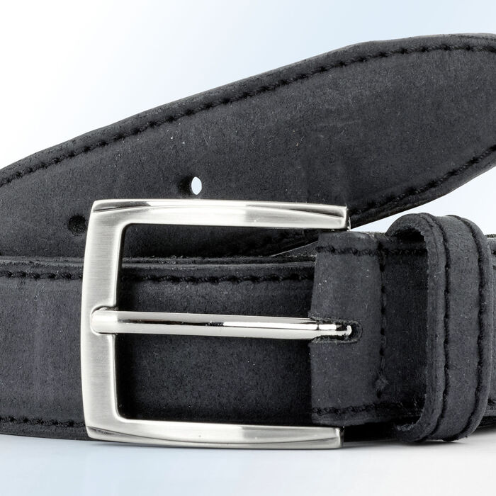 Ledergürtel SCHWARZ