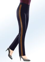 Hose im angesagten Materialmix 