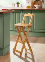 Klapp-Hocker aus Bambus 