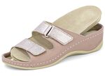 Mubb Pantolette mit Leder-Memory-Fussbett MAUVE-ALTROS&Eacute;