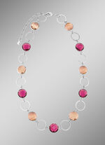 Schmuckset, 3-teilig, mit Kristallsteinen 