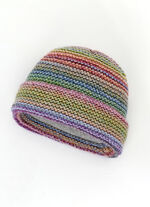 Grobstrick-Mütze mit Farbverlauf MULTICOLOR