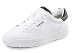 Peter Kaiser Schn&uuml;r-Sneaker aus Nappaleder WEISS