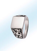 Herrenring mit "Löwen" an der Ringschiene