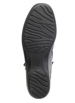 ELENA EDEN Bootie mit dezenter Knitter-Struktur und Metallschmuck SCHWARZ