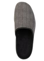 Klassiche Herren-Hausschuhe, mit anatomisch geformtem Fussbett GRAU