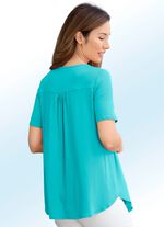 Shirt-Tunika in 3 Farben TÜRKIS