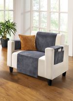 Wohnaccessoires in Wellen-Cord-Optik GRAU