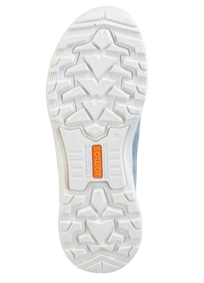 Schn&uuml;rschuh aus Meshmaterial und Veloursleder 