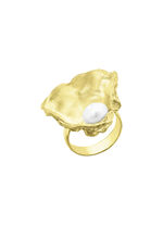 Damenring mit Süsswasser-Zuchtperle 