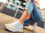Rieker Sneaker mit Regenbogen-Farbverlauf WEISS-BUNT