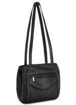 Laurina Tasche aus Rind-Nappaleder SCHWARZ