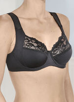 Viania Zweierpack B&uuml;gel-BH mit Elastikspitze 1X SCHWARZ, 1X SEKT