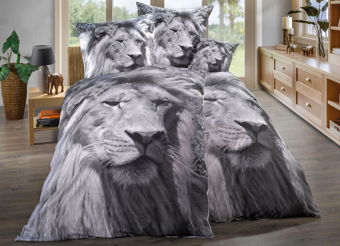 Digitalbedruckte Renforcé Bettwäsche-Garnitur 