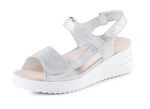 Waldl&auml;ufer Sandalette mit effektvoller Pr&auml;gung 