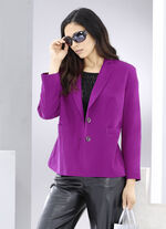 Blazer mit Reverskragen 