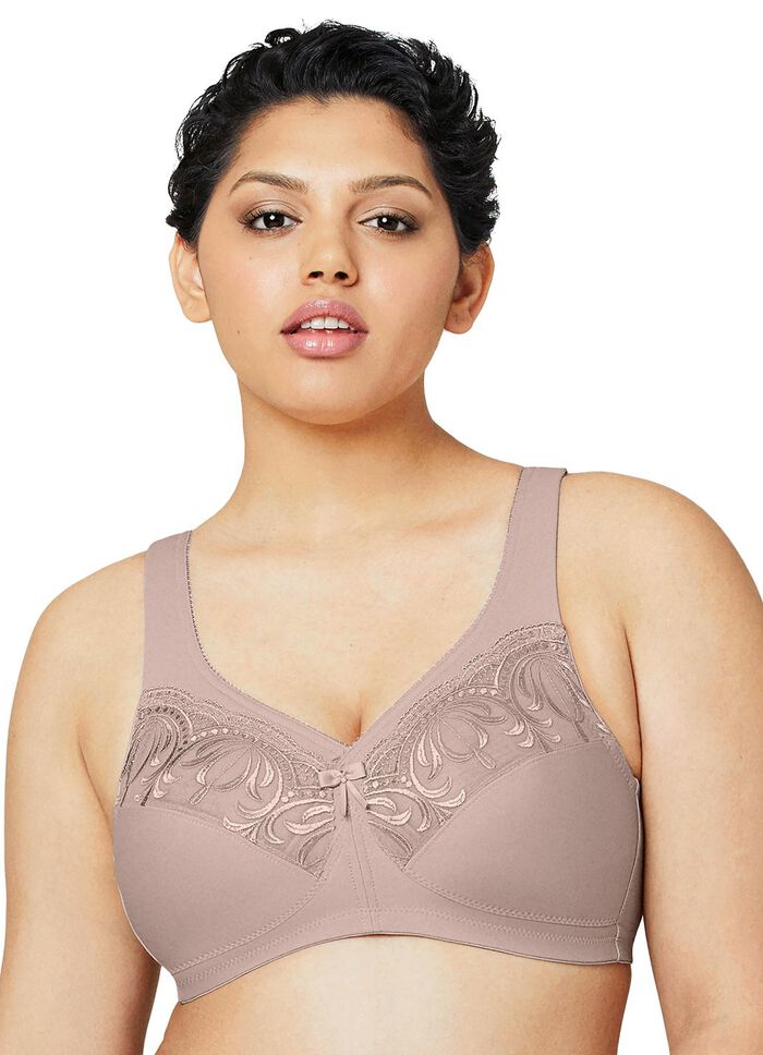 Glamorise St&uuml;tz-BH mit Stickereispitze 