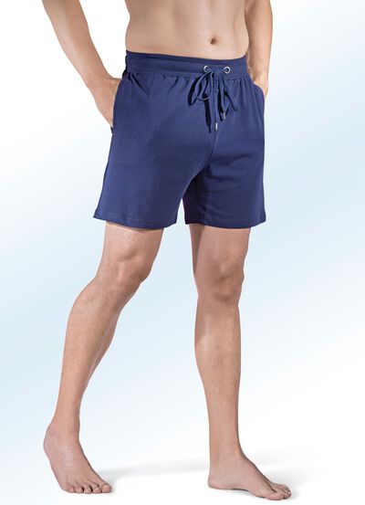 Zweierpack Pyjama- und Freizeithosen kurz mit Durchzugsband 