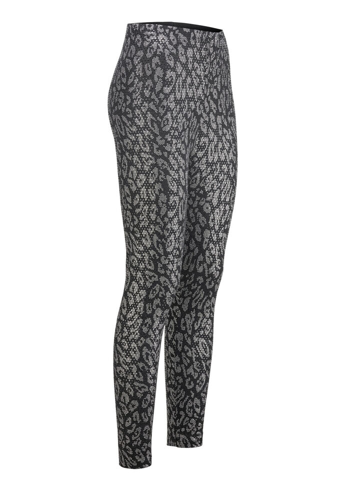 Leggings SCHWARZ-SILBERFARBEN