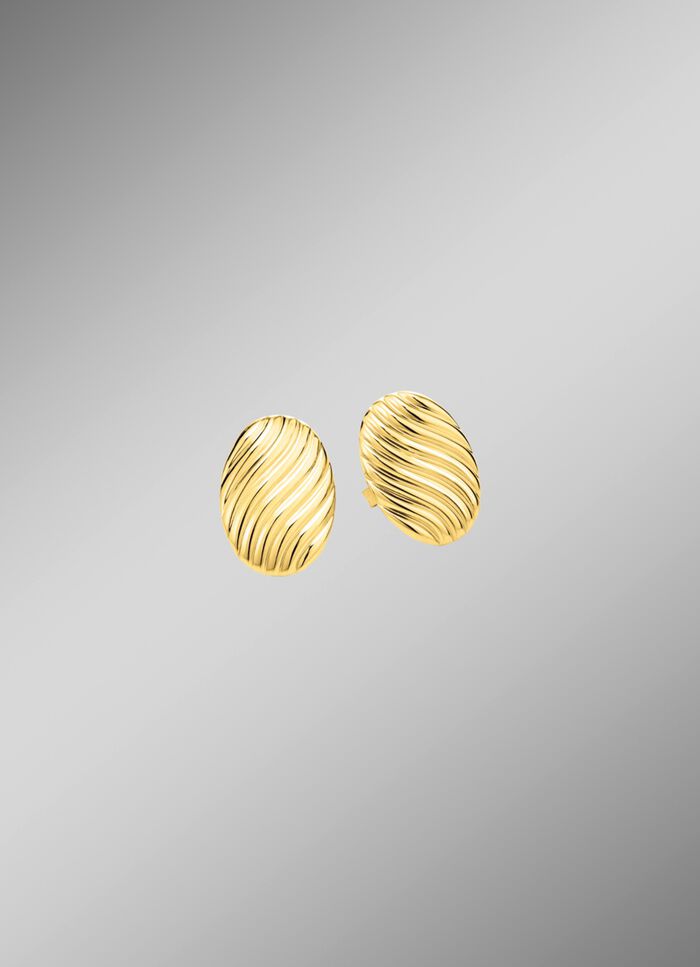 Tolle Ohrstecker mit Rillendesign 