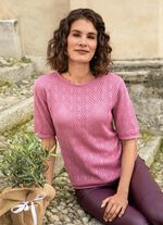 Pulli mit Ajourmuster 