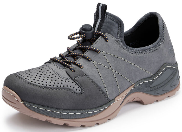 Rieker Sneaker mit herausnehmbarer MemoSoft-Textileinlage GRAU
