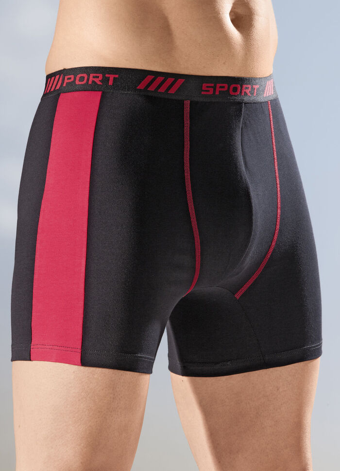 Viererpack Pants mit Elastikbund 