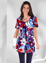 Longshirt mit Faltenlegung 