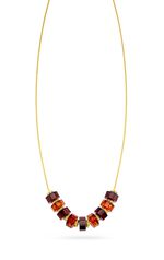 Bezaubernde Halskette mit echt Bernstein 