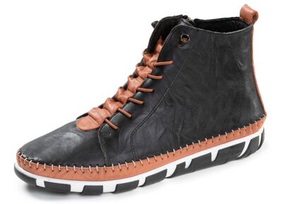 Gemini, bequeme Damen-Boots, Weite G, mit herausnehmbarem Fussbett 