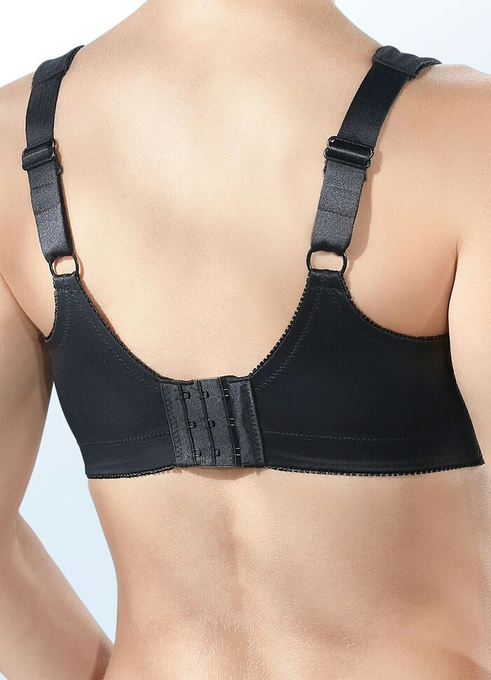 BH mit verstärkten Untercups SCHWARZ