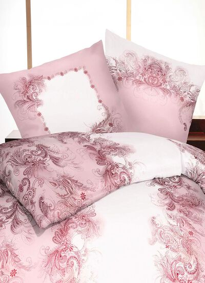 B&uuml;gelleichte Bettw&auml;sche-Garnitur mit Reissverschluss 