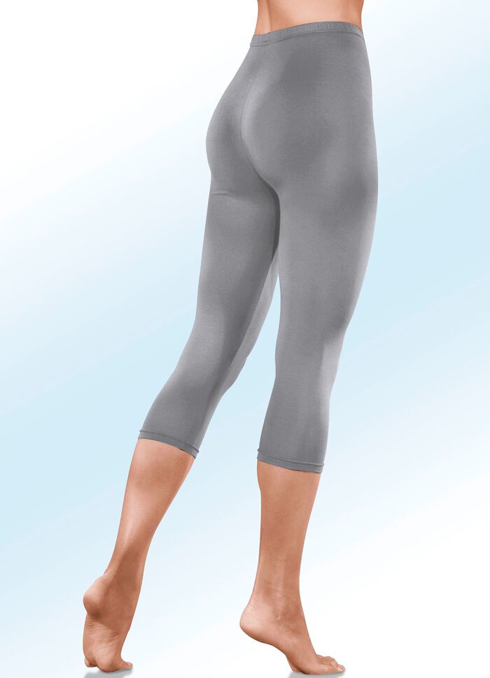 Zweierpack Caprihosen mit Dehnbund 