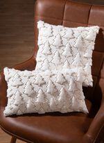 Kissenbezug in Strickoptik 