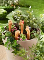 Bew&auml;sserungsw&uuml;rmer aus Terracotta, 4er-Set 