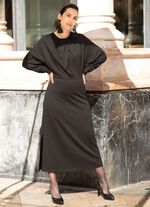 Kleid mit Fledermaus&auml;rmeln 