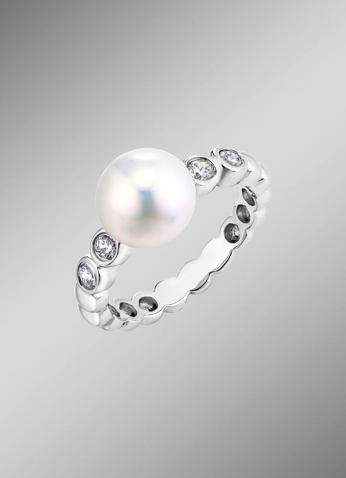 Damenring mit S&uuml;sswasser-Zuchtperle 