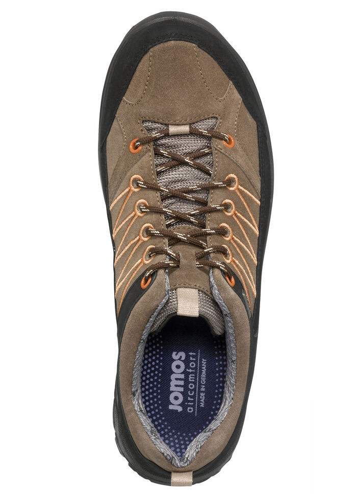 Schnürschuh mit Klimamembane BRAUN-SCHWARZ