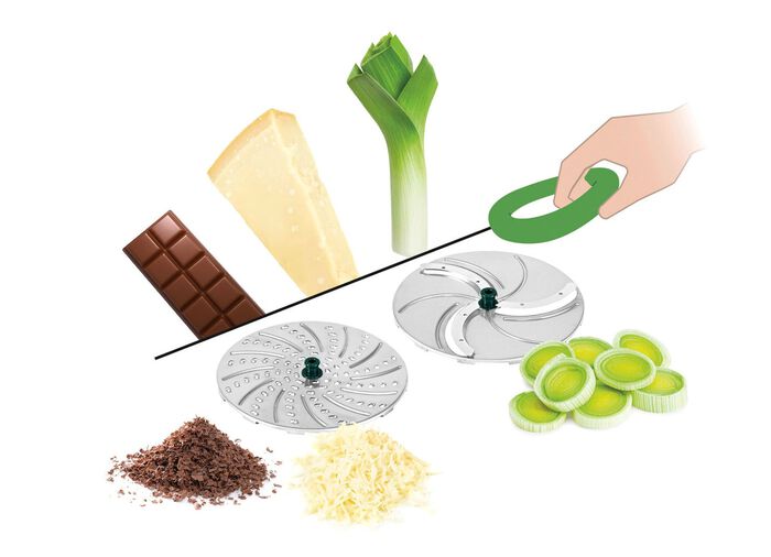 Genius Nicer Dicer Pegasus zum Reiben und Schneiden ganz ohne Strom 