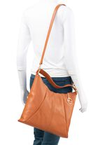 Laurina, Tasche, Damen, mit abnehmbarem Umh&auml;ngeriemen COGNAC