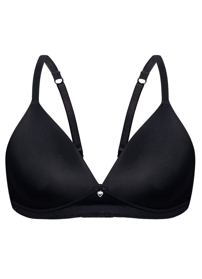 Sassa BH mit vorgeformten Cups SCHWARZ