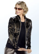 Kurzjacke mit Camouflage-Dessin 