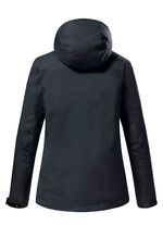 Modische Damen-Funktionsjacke mit abnehmbarer Kapuze DUNKELNAVY