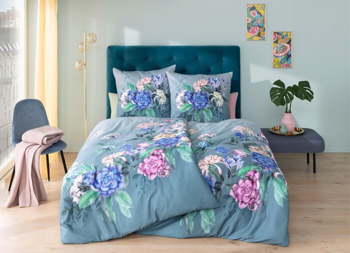 Hochwertige Bettw&auml;sche-Garnitur aus 100% Baumwolle 