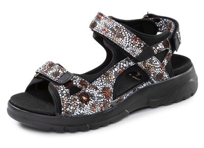 ELENA EDEN, bequeme Damen-Sandalen, Weite H, mit herausnehmbarem Fussbett 