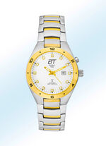 Funk-Solar-Damenuhr in Bicolor 