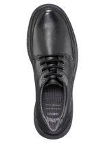 Wetterfester Schn&uuml;rschuh mit Wechselfussbett SCHWARZ